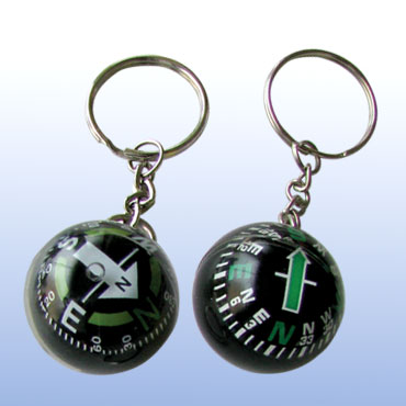 Js-5925 without oil compass spherical gift compass key ring compass