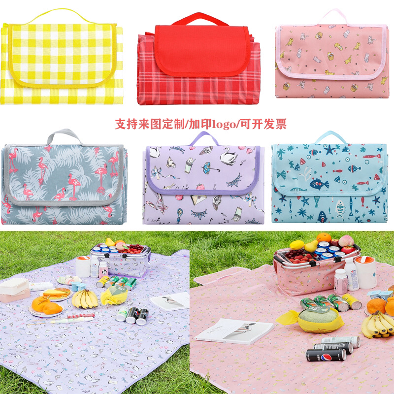 Picnic Mat Picnic Blanket Outdoor Factory Customized Wholesale Folding Beach Mat Waterproof Camping Moisture Proof Pad