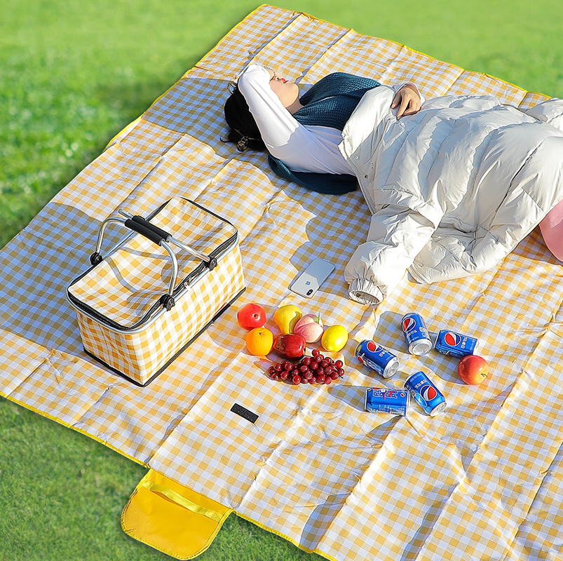 Picnic Mat Picnic Blanket Outdoor Factory Customized Wholesale Folding Beach Mat Waterproof Camping Moisture Proof Pad