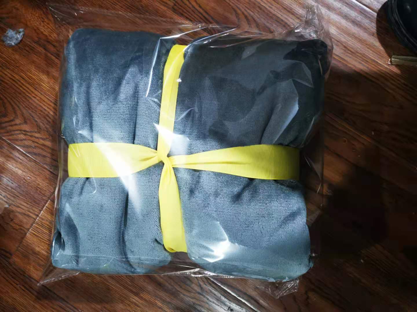 Thickened TV Lazy Blanket Lazy Pajamas Cold-Proof Clothes Hooded Nightgown Outdoor Solid Color Thermal Clothes Fleece-Lined TV Blanket