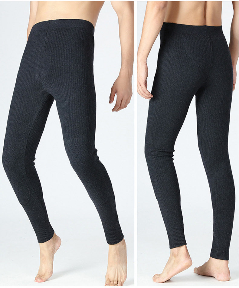 Autumn and Winter Men's and Women's Woollen Trousers Kneecap Waist Support Velvet White Fur Thick Warm Pants Long Johns Leggings Woollen Trousers Woollen Trousers Autumn and Winter Men's and Women's Woollen Trousers Kneecap Waist Support Velvet White Fur Thick Warm Pants Long Johns Leggings Woollen Trousers Woollen Trousers