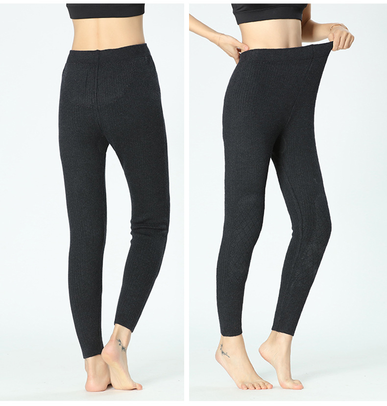Autumn and Winter Men's and Women's Woollen Trousers Kneecap Waist Support Velvet White Fur Thick Warm Pants Long Johns Leggings Woollen Trousers Woollen Trousers Autumn and Winter Men's and Women's Woollen Trousers Kneecap Waist Support Velvet White Fur Thick Warm Pants Long Johns Leggings Woollen Trousers Woollen Trousers