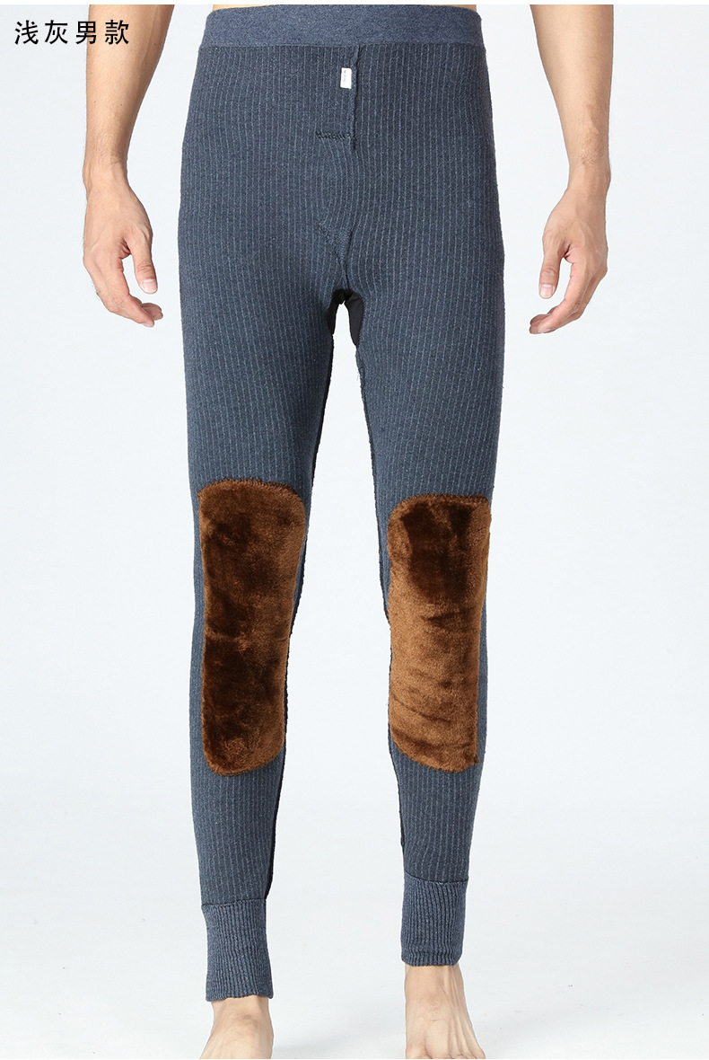 Autumn and Winter Men's and Women's Woollen Trousers Kneecap Waist Support Velvet White Fur Thick Warm Pants Long Johns Leggings Woollen Trousers Woollen Trousers Autumn and Winter Men's and Women's Woollen Trousers Kneecap Waist Support Velvet White Fur Thick Warm Pants Long Johns Leggings Woollen Trousers Woollen Trousers