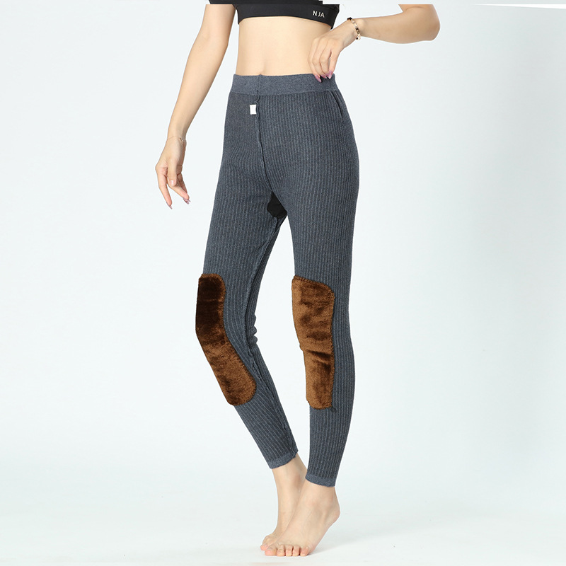 Autumn and Winter Men's and Women's Woollen Trousers Kneecap Waist Support Velvet White Fur Thick Warm Pants Long Johns Leggings Woollen Trousers Woollen Trousers Autumn and Winter Men's and Women's Woollen Trousers Kneecap Waist Support Velvet White Fur Thick Warm Pants Long Johns Leggings Woollen Trousers Woollen Trousers