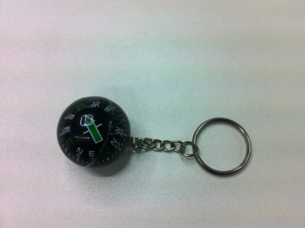 Js-5925 without oil compass spherical gift compass key ring compass