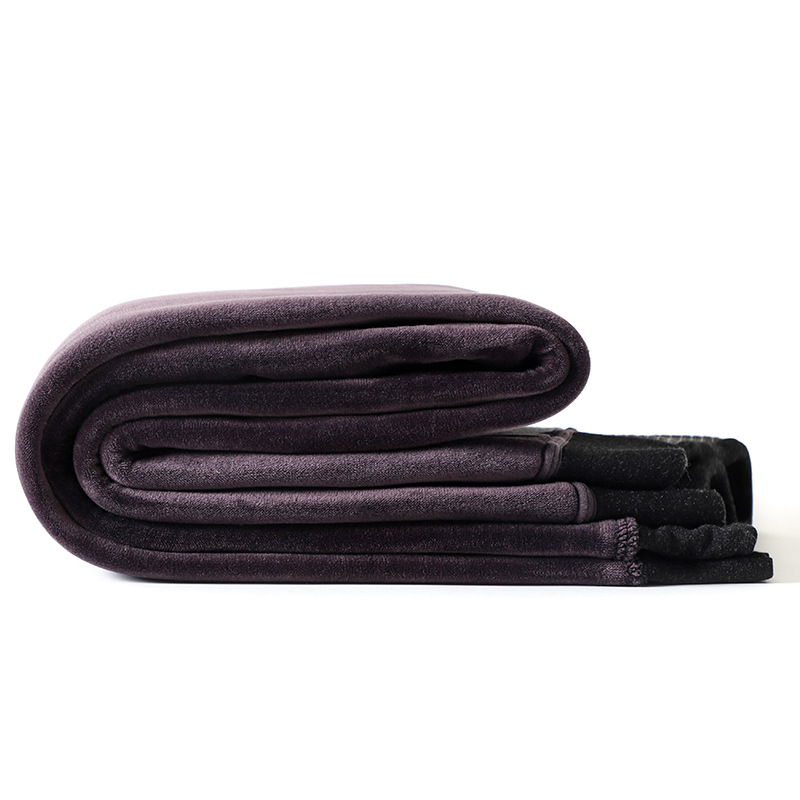 Men's Warm and Hot Velvet Snow Pants Series Fleece Thick Kneecap Mink Fleece Winter Thermal Pants High Waist Cotton-Padded Pants