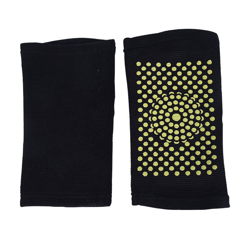 Argy Wormwood Heating Kneecap Four Seasons Argy Wormwood Old Cold Leg Self-Heating Foam Fleece-Lined Dot Matrix Kneecap Warm Knee Cover