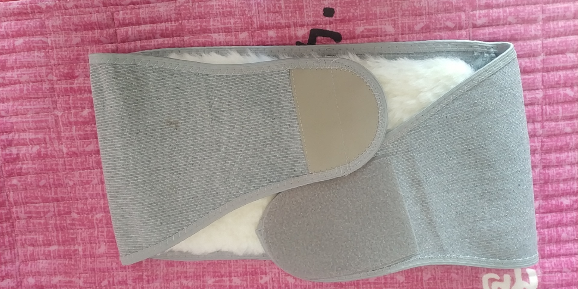 Kneecap Warm Old Cold Leg Wool Kneecap Fur Integrated Men's Cycling Thickened Fleece-Lined Velcro Fastener Winter Sports Heating