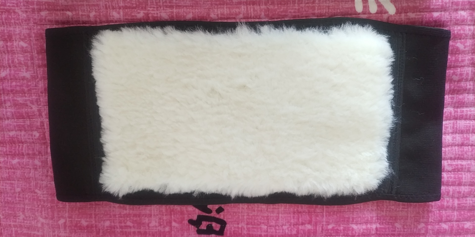 Kneecap Warm Old Cold Leg Wool Kneecap Fur Integrated Men's Cycling Thickened Fleece-Lined Velcro Fastener Winter Sports Heating