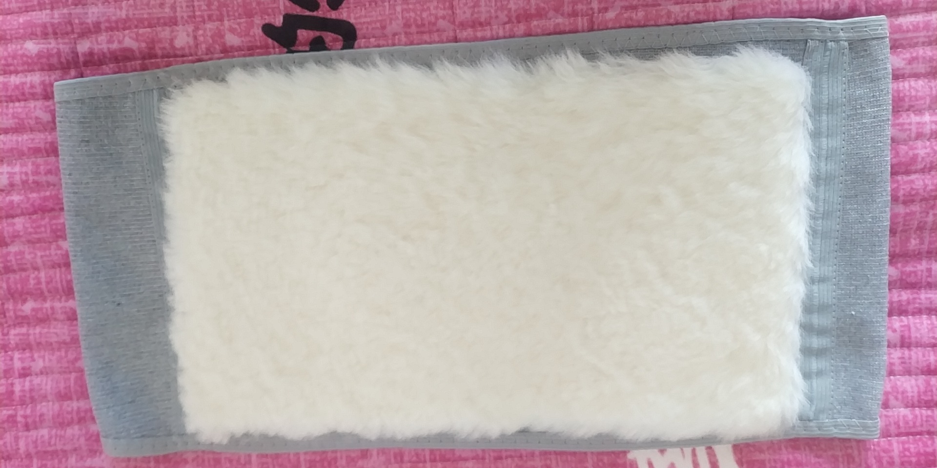 Kneecap Warm Old Cold Leg Wool Kneecap Fur Integrated Men's Cycling Thickened Fleece-Lined Velcro Fastener Winter Sports Heating