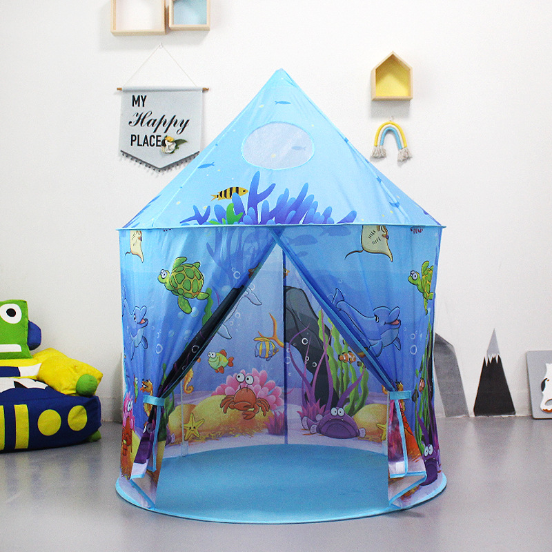 Ocean Baby Game House Indoor Princess Toy House Castle Yurt Gift Children&#039;s Toy Tent Cross-Border New