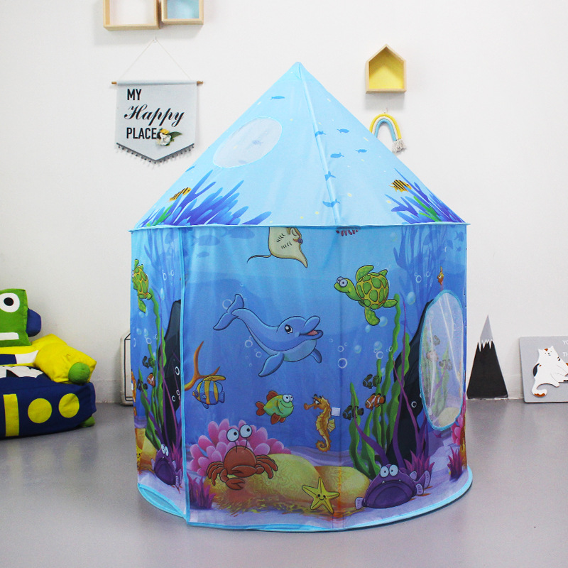 Ocean Baby Game House Indoor Princess Toy House Castle Yurt Gift Children&#039;s Toy Tent Cross-Border New