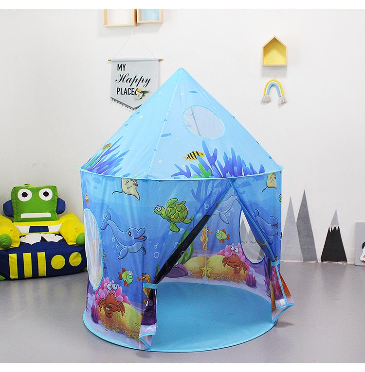 Ocean Baby Game House Indoor Princess Toy House Castle Yurt Gift Children's Toy Tent Cross-Border New