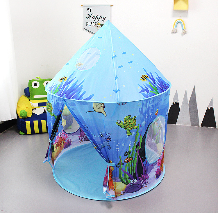 Ocean Baby Game House Indoor Princess Toy House Castle Yurt Gift Children's Toy Tent Cross-Border New