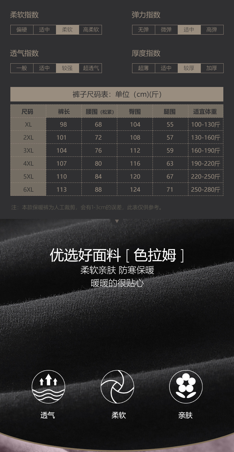 Plus-Sized Winter New Color RAM plus-Sized Men's Polar Fleece Thickened Fleece-Lined Men's Baby Fleece Kneecap Plus-Sized Winter New Color RAM plus-Sized Men's Polar Fleece Thickened Fleece-Lined Men's Baby Fleece Kneecap