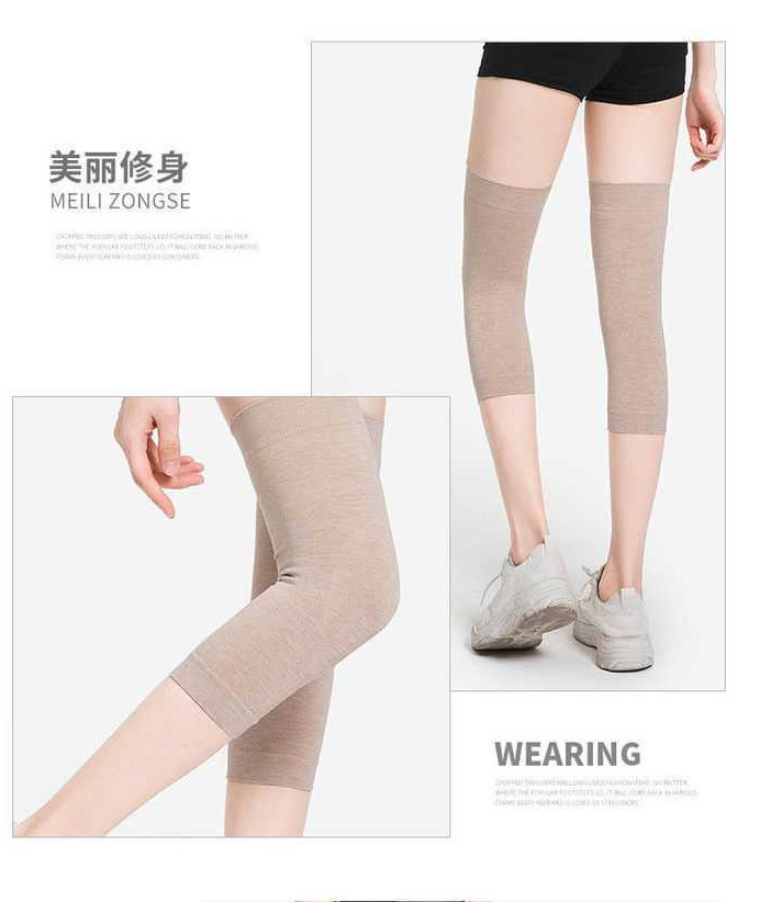 Four Seasons Pure Colored Cotton Sports Knitted Old Cold Leg Warm Kneecap Leggings for the Elderly Cold-Proof Warm Kneecap Factory Wholesale Four Seasons Pure Colored Cotton Sports Knitted Old Cold Leg Warm Kneecap Leggings for the Elderly Cold-Proof Warm Kneecap Factory Wholesale