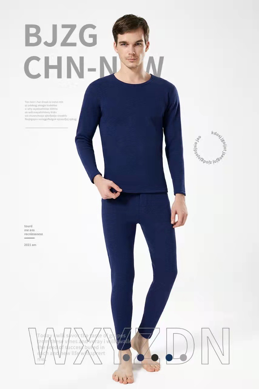 New Men's High-Quality Lambswool Silk and Cotton Thermal Suit Elastin God Long-Lasting Heat Storage plus Velvet Kneecap Underwear New Men's High-Quality Lambswool Silk and Cotton Thermal Suit Elastin God Long-Lasting Heat Storage plus Velvet Kneecap Underwear