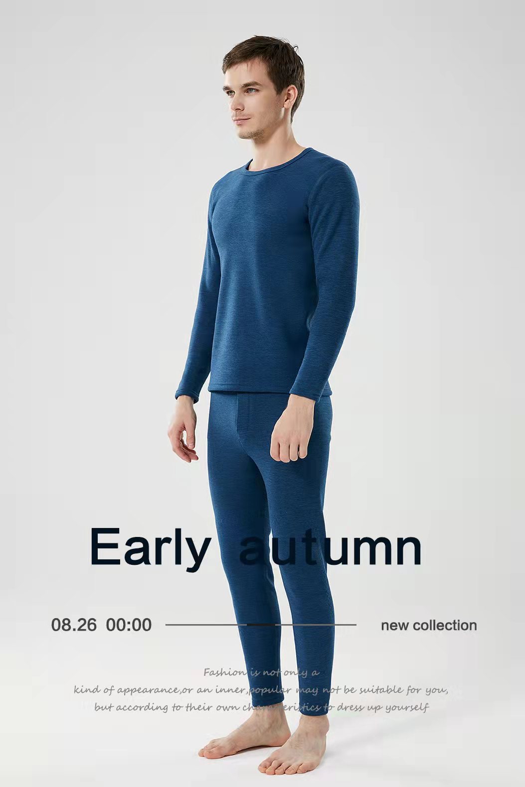 New Men's High-Quality Lambswool Silk and Cotton Thermal Suit Elastin God Long-Lasting Heat Storage plus Velvet Kneecap Underwear New Men's High-Quality Lambswool Silk and Cotton Thermal Suit Elastin God Long-Lasting Heat Storage plus Velvet Kneecap Underwear