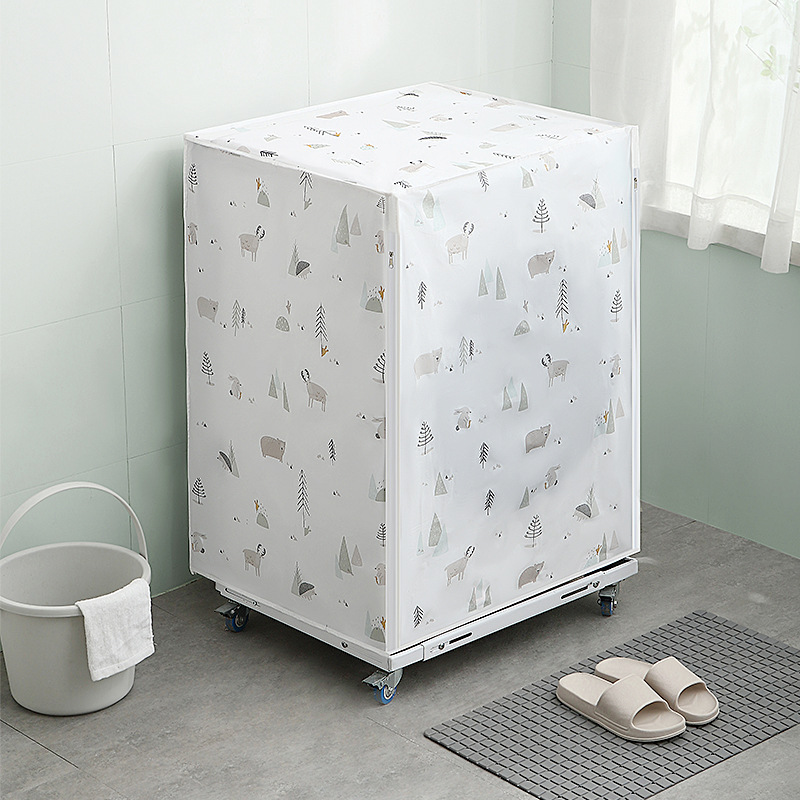 Waterproof Washing Machine Cover Thickened Sun Protection Dust Cover Household Automatic Wave Wheel Drum Washing Machine Cover