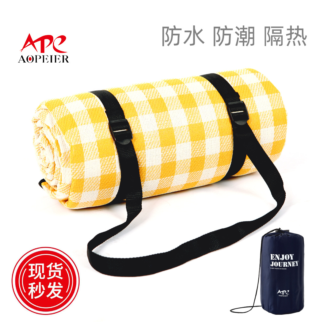 Spot Moisture Proof Pad Thick Beach Mat Outdoor Camping Picnic Mat plus-Sized Tent Mat Picnic Blanket Camping Hiking