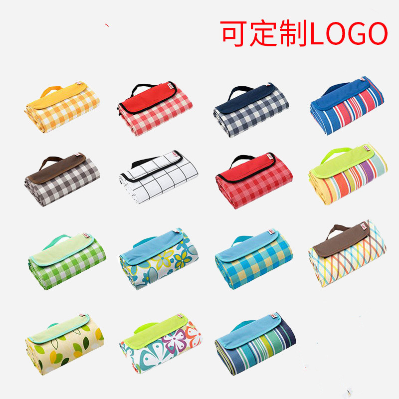 Factory Wholesale Picnic Mat Moisture Proof Pad Outdoor Products Tent Mat Grassland Mat Widened Picnic Blanket Customizable Logo