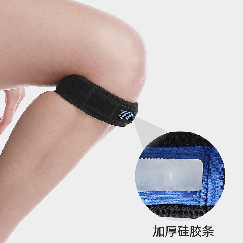Running Silicone Patella Retinaculum Pressure Protection Kneecap Football Basketball Kneecap Joint Professional Workout Equipment Factory Wholesale