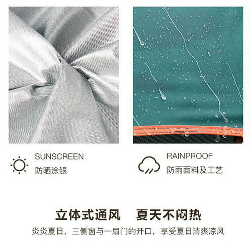 Automatic Outdoor Tent Quickly Open 3-4 Person Double Camping Tent Outdoor Beach Camping Tent Factory Sales