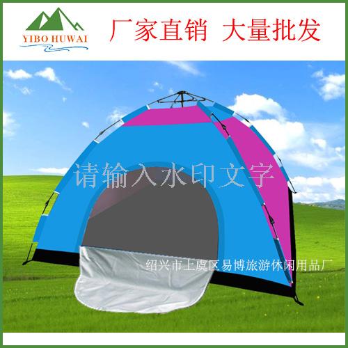 The new 8 people free of building automatic outdoor camping tent tent second open camping tent Yibo