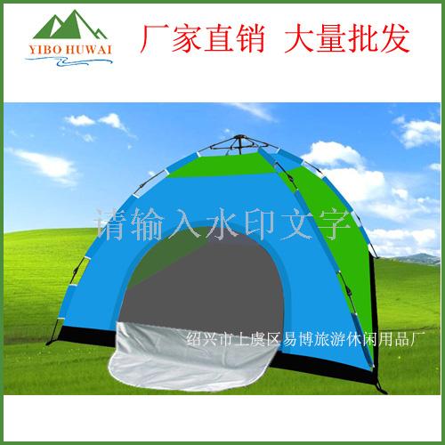 The new 8 people free of building automatic outdoor camping tent tent second open camping tent Yibo