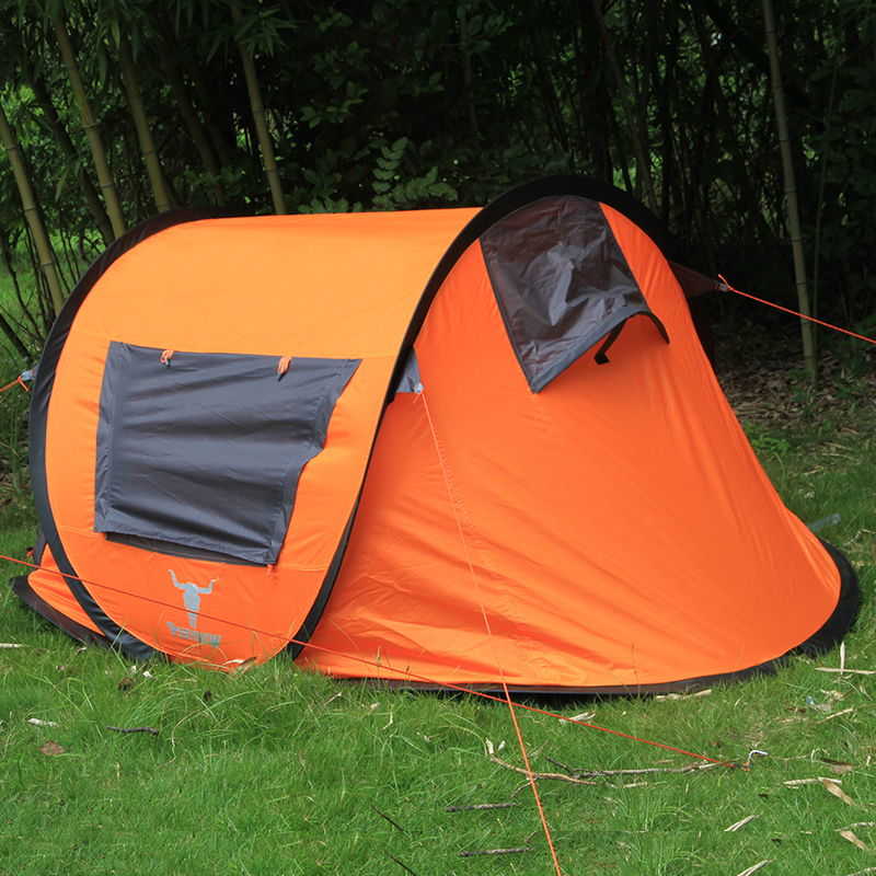 automatically open tent for two persons