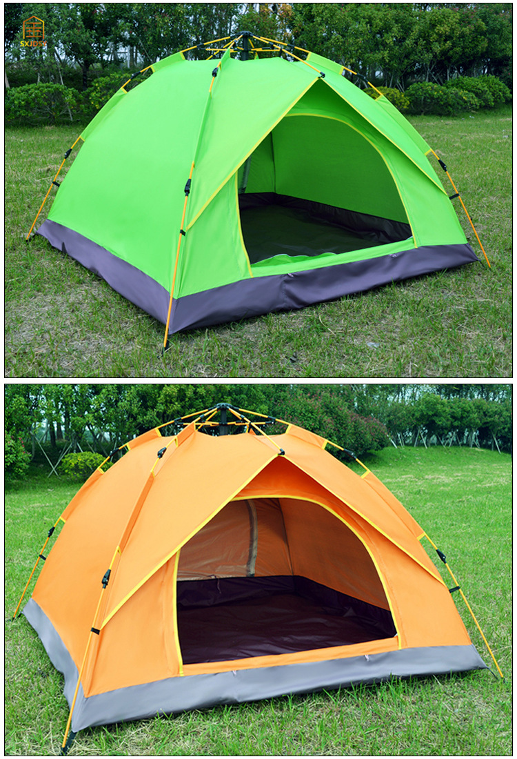 Outdoor Camping 2-3 People Vacation Double-Layer Tent Outdoor Family Two-Bedroom One-Hall Tent Beach Tent Factory Wholesale Outdoor Camping 2-3 People Vacation Double-Layer Tent Outdoor Family Two-Bedroom One-Hall Tent Beach Tent Factory Wholesale
