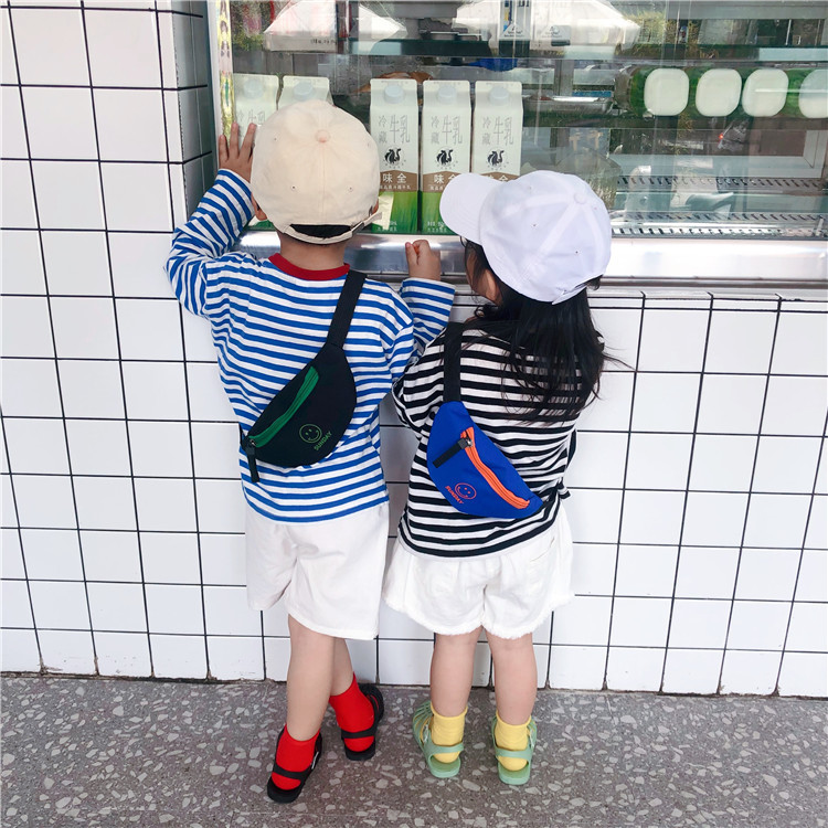 Customized 2021 Summer New Children's Bags Oxford Cloth Smiley Face Cute Slanted Chest Bag Fashion Baby Waist Bag for Boys and Girls Customized 2021 Summer New Children's Bags Oxford Cloth Smiley Face Cute Slanted Chest Bag Fashion Baby Waist Bag for Boys and Girls
