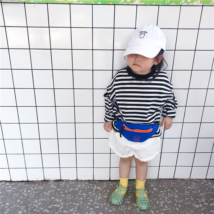 Customized 2021 Summer New Children's Bags Oxford Cloth Smiley Face Cute Slanted Chest Bag Fashion Baby Waist Bag for Boys and Girls Customized 2021 Summer New Children's Bags Oxford Cloth Smiley Face Cute Slanted Chest Bag Fashion Baby Waist Bag for Boys and Girls