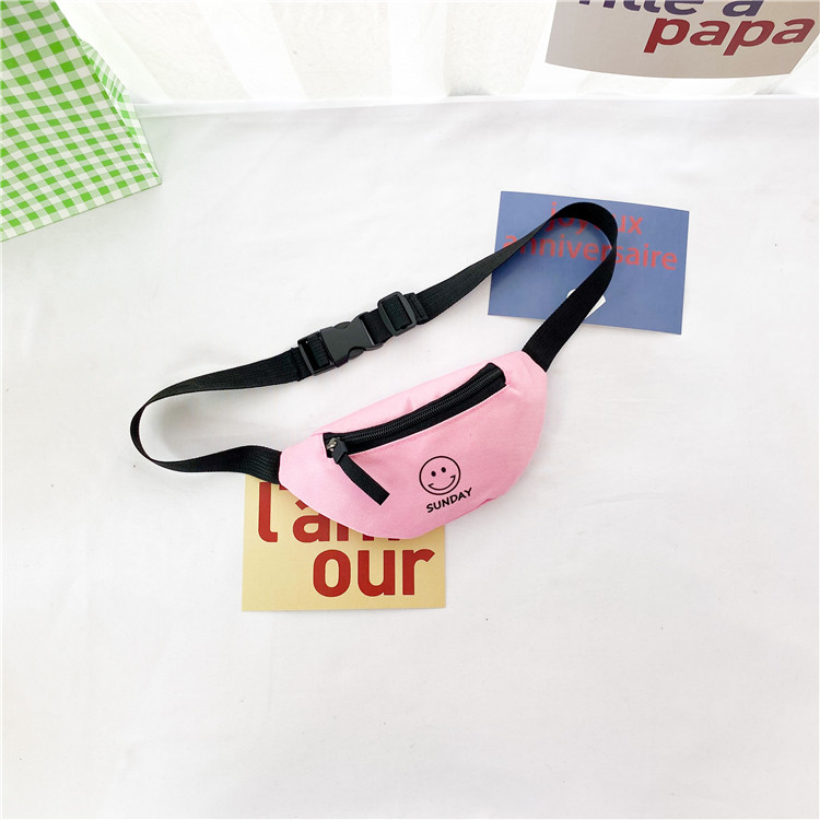Customized 2021 Summer New Children's Bags Oxford Cloth Smiley Face Cute Slanted Chest Bag Fashion Baby Waist Bag for Boys and Girls Customized 2021 Summer New Children's Bags Oxford Cloth Smiley Face Cute Slanted Chest Bag Fashion Baby Waist Bag for Boys and Girls
