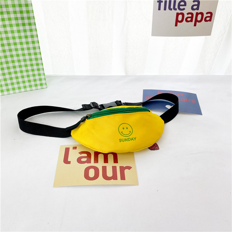 Customized 2021 Summer New Children's Bags Oxford Cloth Smiley Face Cute Slanted Chest Bag Fashion Baby Waist Bag for Boys and Girls Customized 2021 Summer New Children's Bags Oxford Cloth Smiley Face Cute Slanted Chest Bag Fashion Baby Waist Bag for Boys and Girls