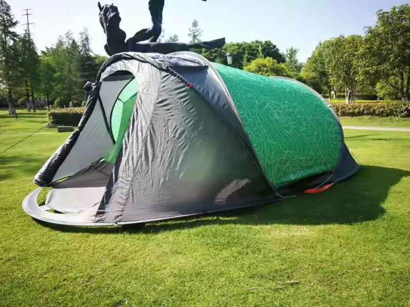 1 Second Easy-to-Put-up Tent Outdoor 3-4 People Automatic Free Thick Rain and Sun Protection Camping Indoor Outdoor Tent