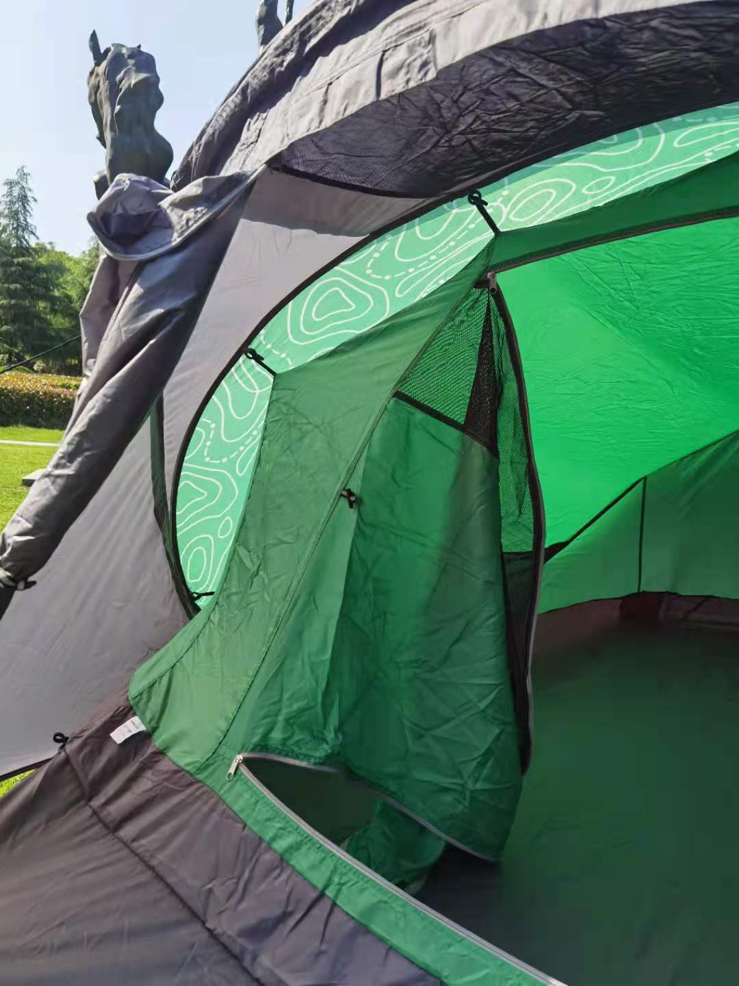 1 Second Easy-to-Put-up Tent Outdoor 3-4 People Automatic Free Thick Rain and Sun Protection Camping Indoor Outdoor Tent