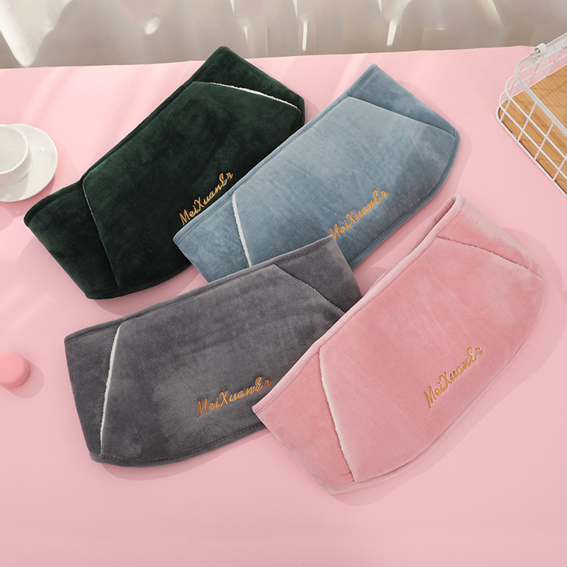 Factory Direct Sales Hot Water Bag Belly Hot Waist Bag Treasure Face Student Light Luxury Solid Color Suede Plush Hot Water Injection Bag