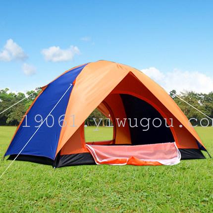 Lakeside double door type tent tents outdoor camping tent from 3 to 4 people 200*200