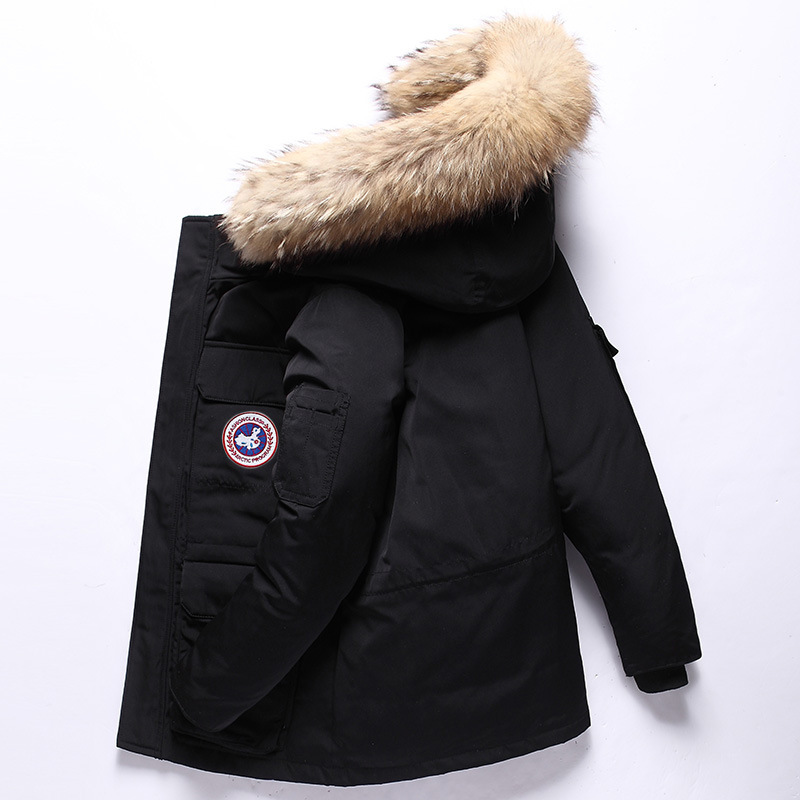 Winter Feather Men's down Jacket Short Canadian down Jacket Outdoor Work Clothes Thick Warm Men's Winter Jacket Winter Feather Men's down Jacket Short Canadian down Jacket Outdoor Work Clothes Thick Warm Men's Winter Jacket