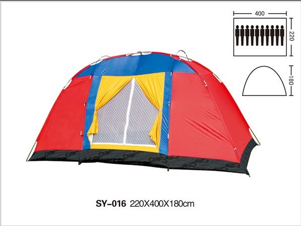 Shengyuan outdoor travel 10 large tent camping tent single line