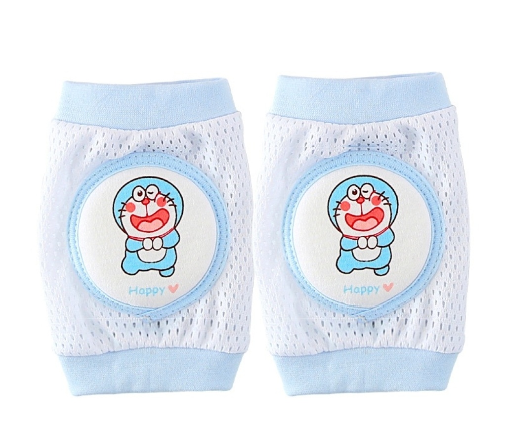 Baby's Kneecap Pure Toddler Crawling Cotton Summer Thin Mesh Doll Cute Cartoon Baby Walking Newborn Elbow Pad