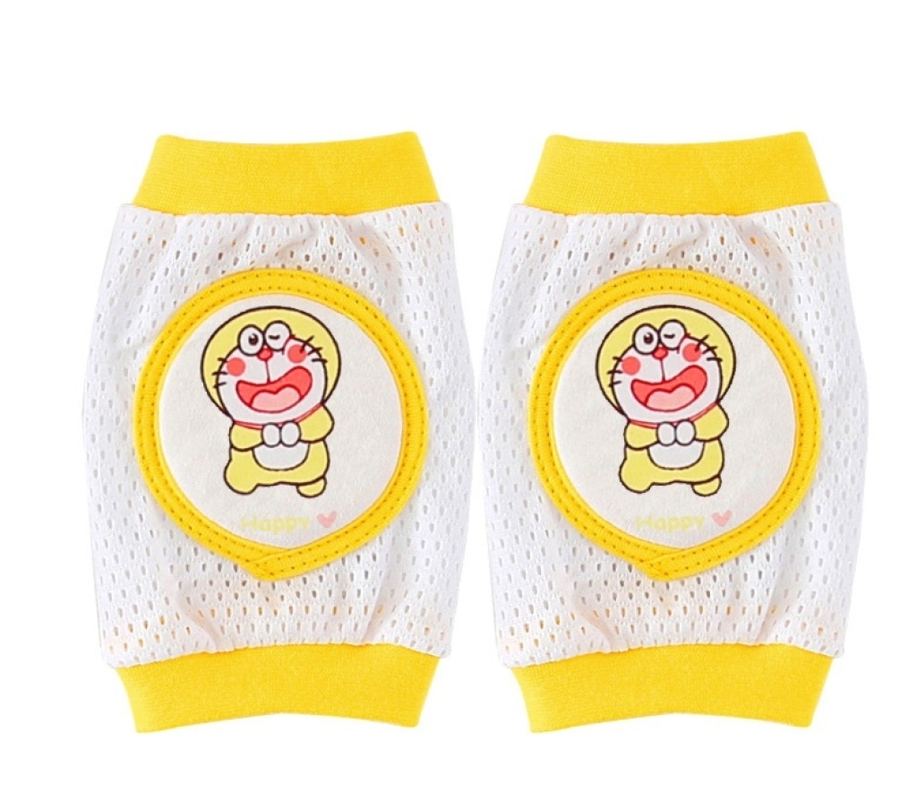 Baby's Kneecap Pure Toddler Crawling Cotton Summer Thin Mesh Doll Cute Cartoon Baby Walking Newborn Elbow Pad