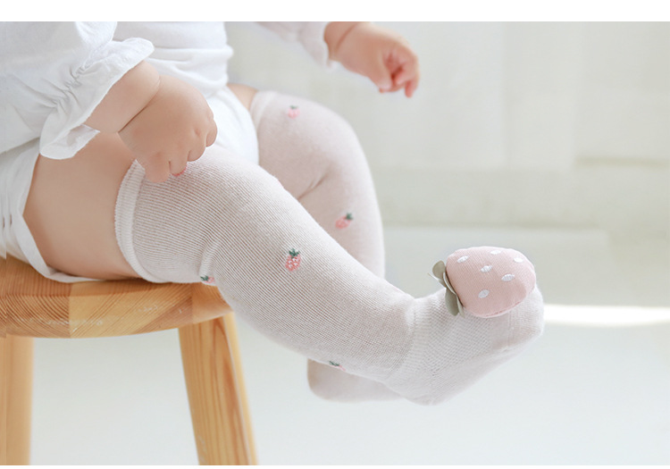 20-Year Summer Mesh Thin Cotton Anti-Mosquito Baby Stockings Fruit Doll Baby Socks Children over the Knee Kneecap 20-Year Summer Mesh Thin Cotton Anti-Mosquito Baby Stockings Fruit Doll Baby Socks Children over the Knee Kneecap