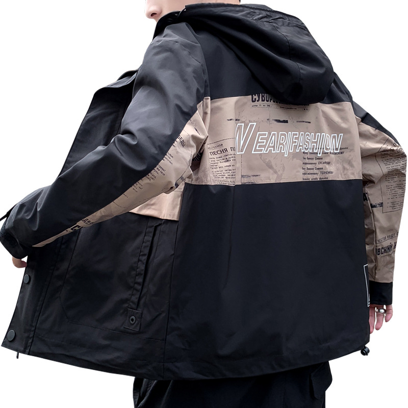 Men&#039;s Spring Coat 2021 New Korean Style Slim-Fit Trendy Casual Youth Jacket Men&#039;s Clothing Outdoor Work Clothes