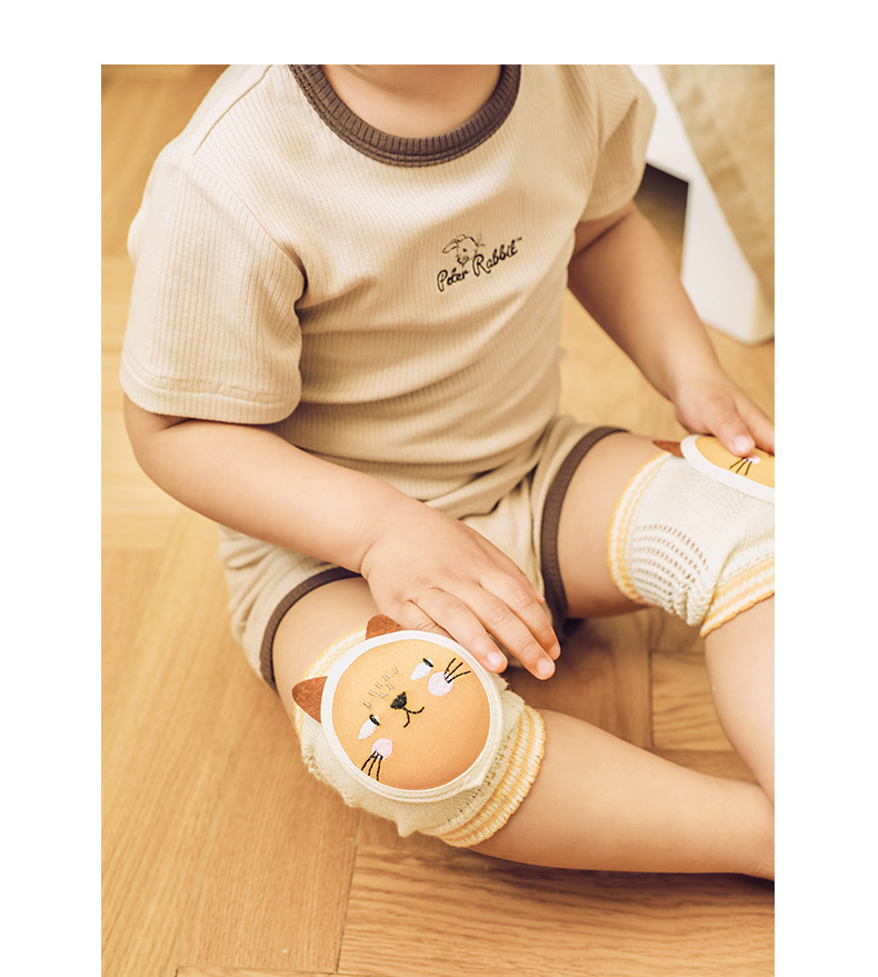 2021 Spring and Summer New Mesh Cartoon Children's Knee Pad Newborn Baby Crawling Kneecap Toddler Protective Gear Hair Generation 2021 Spring and Summer New Mesh Cartoon Children's Knee Pad Newborn Baby Crawling Kneecap Toddler Protective Gear Hair Generation