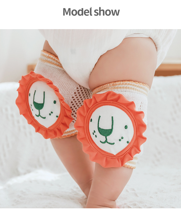 2021 Spring and Summer New Mesh Cartoon Children's Knee Pad Newborn Baby Crawling Kneecap Toddler Protective Gear Hair Generation 2021 Spring and Summer New Mesh Cartoon Children's Knee Pad Newborn Baby Crawling Kneecap Toddler Protective Gear Hair Generation