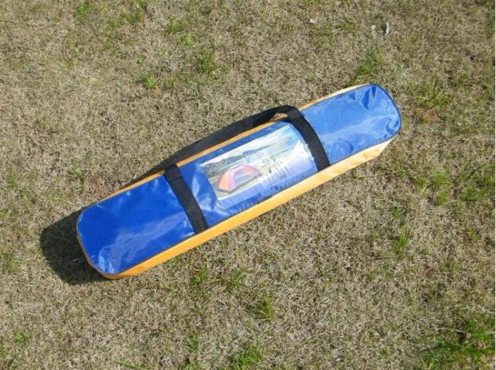 Tent outdoor double single-layer tent non-automatic couple camping tent 3-4 beach camping leisure tent.