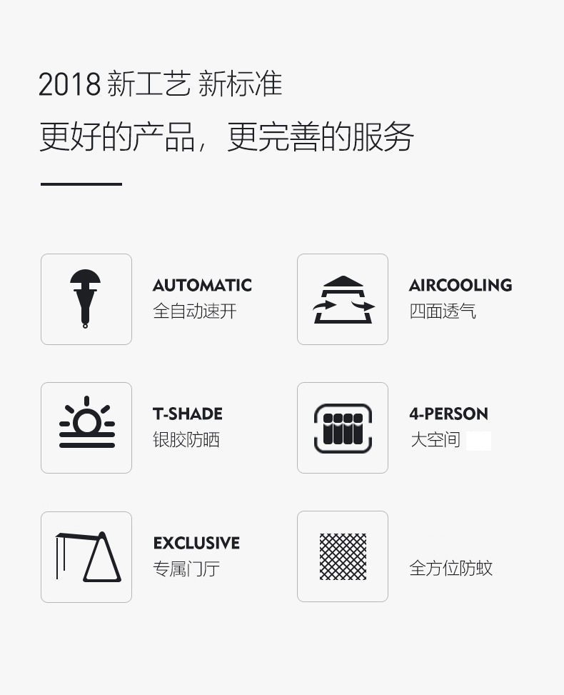 Multi-Person Tent Outdoor 3-4 People Automatic Tent Camping Outdoor Supplies Thickened Rain-Proof Camping Tent for 5-8 People