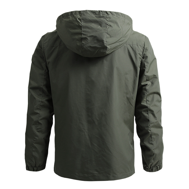 Cross-Border Spring and Autumn Coat Men&#039;s Fashion Foreign Trade Mountaineering Shell Jacket Windcheater Outdoor Sports Jacket Men&#039;s Clothing